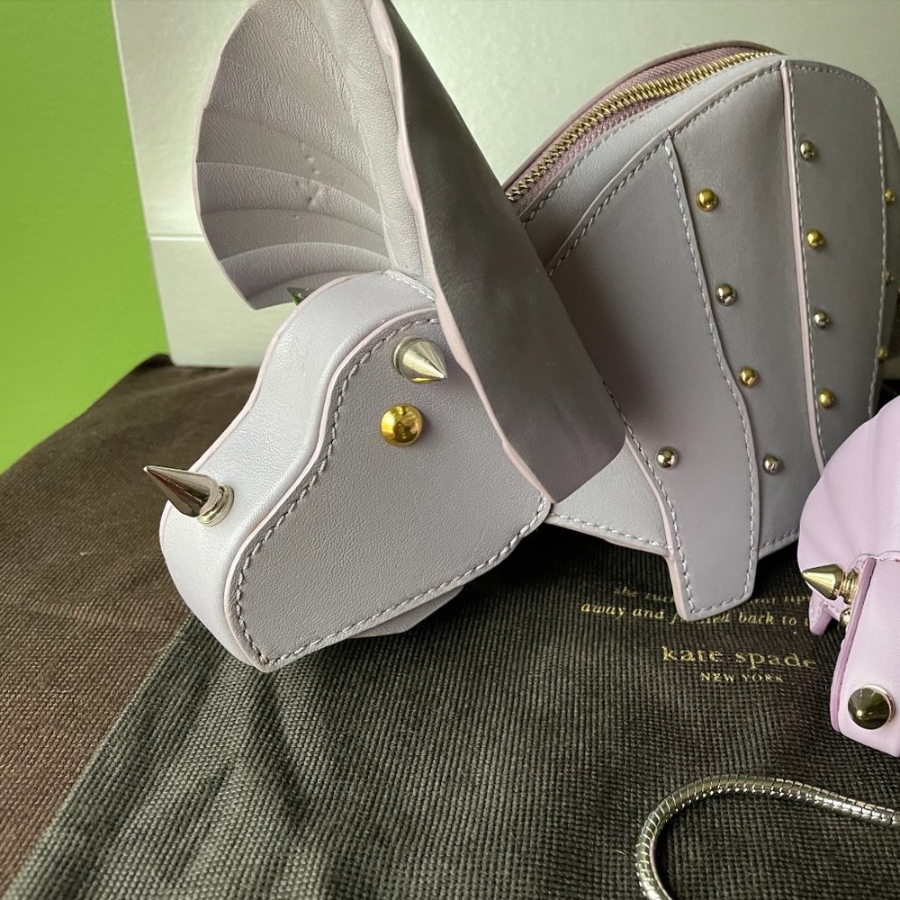 kate spade whimsies triceratops crossbody purse - Picture 3 of 13